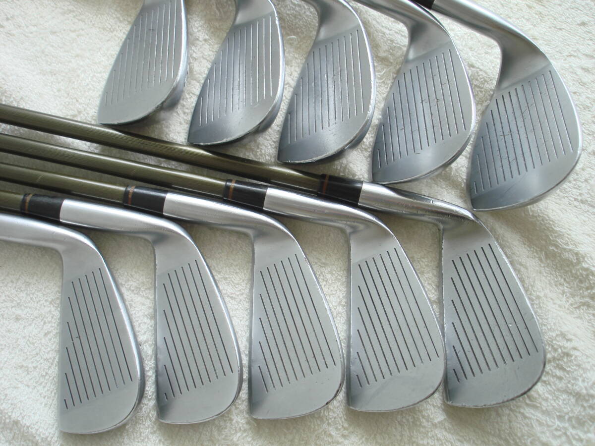 ＃首発経済▲本間ゴルフ最高級アイアン LB606 H&F 金七寶10本4星