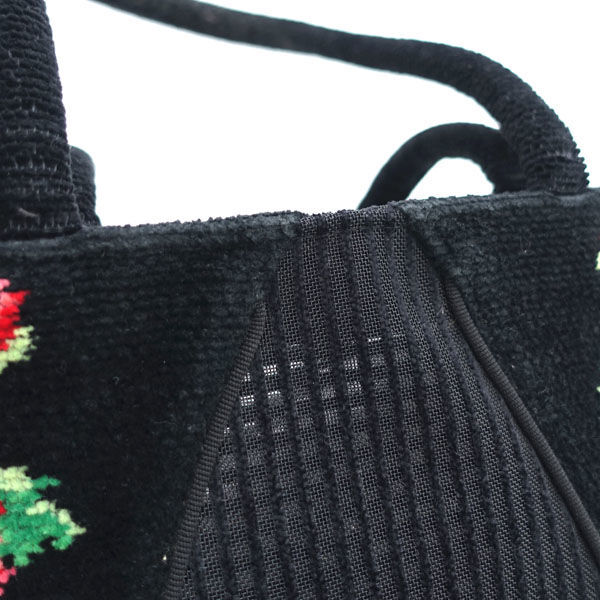 # Feiler большая сумка ручная сумочка черный прозрачный хлопок (0990014824)