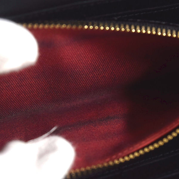 ■ ポールスミス がま口長財布 レザー ブラック (0990010922)