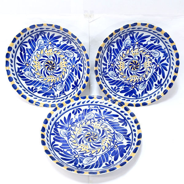 ■ ハンドペイント 洋食器 ハンドペイント 大皿セット(3枚組) (0220454070)_画像1