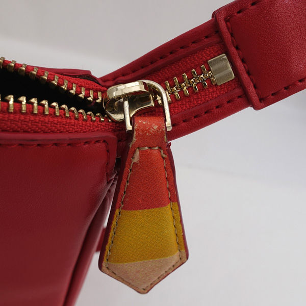 ■ ポールスミス ショルダーバッグ レザー レッド 未使用品 (0990013274)