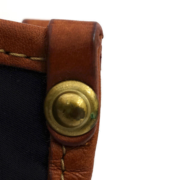 ■ ポールスミス ビジネス ブリーフケース ナイロン レザー ブラック ブラウン (0990013299)