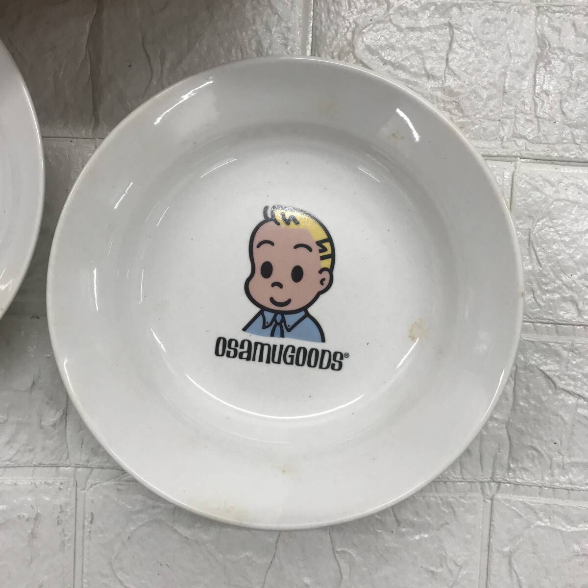 ★【在庫処分価格】皿 OSAMUGOODS オサムグッズ サイズ約：直径19cm☆T8-281J_画像2