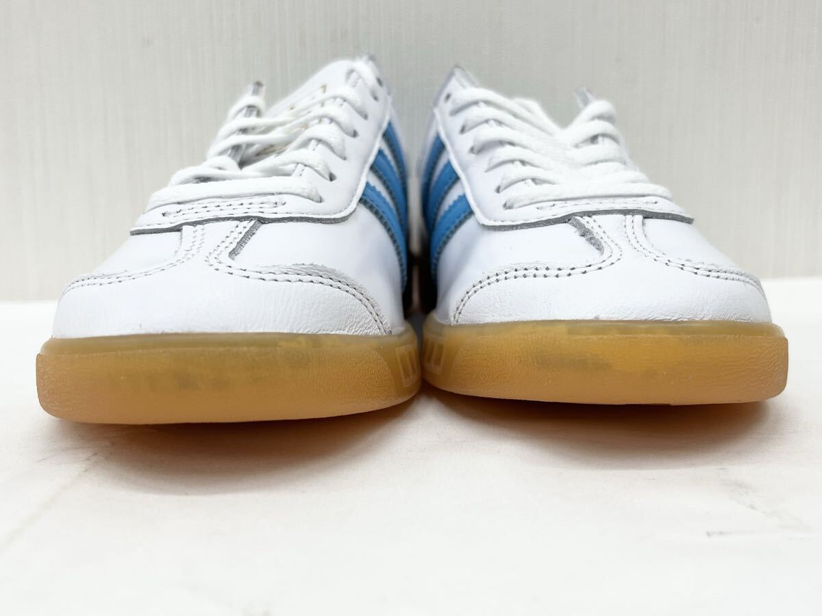 adidas アディダス スニーカー HAMBURG ハンブルグ 23.5cm Cloud White/Sky Rush/Gum 〇未使用品_画像5