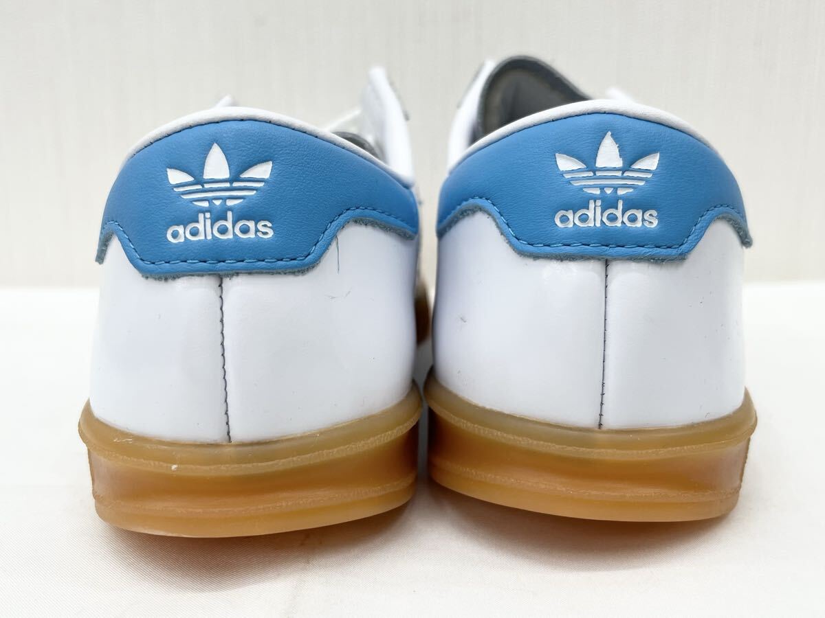 adidas アディダス スニーカー HAMBURG ハンブルグ 23.5cm Cloud White/Sky Rush/Gum 〇未使用品_画像6