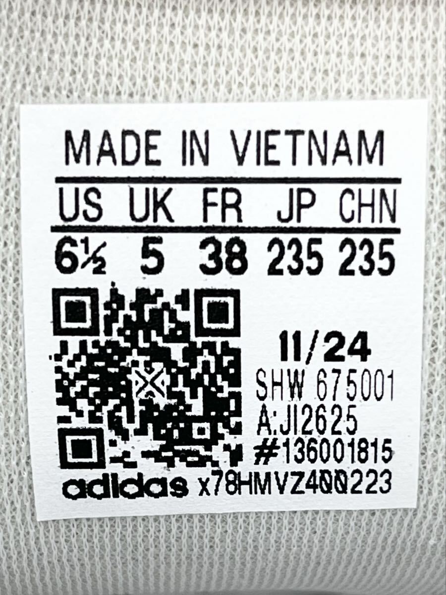 adidas アディダス スニーカー HAMBURG ハンブルグ 23.5cm Cloud White/Sky Rush/Gum 〇未使用品_画像8