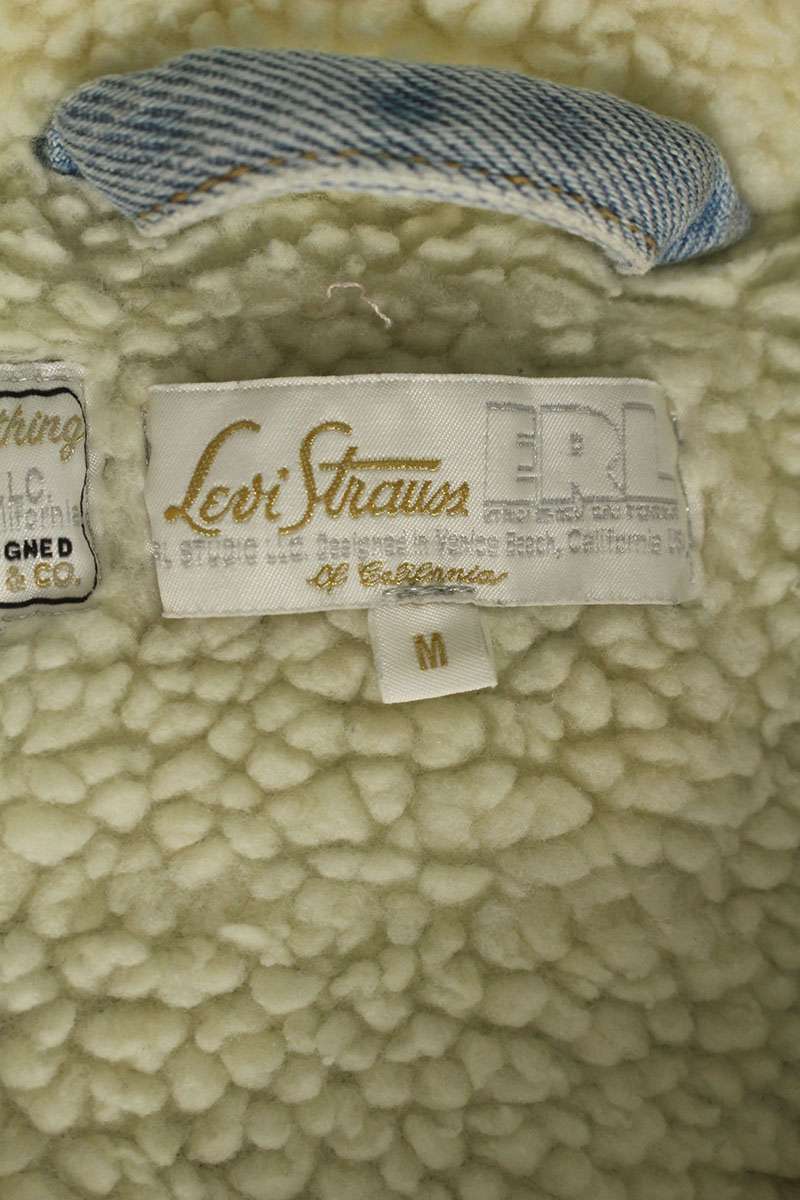 イーアールエル リーバイス サイズ:M SHERPA DUSTER 裏地ボアデニムコート 中古 BS99_画像3