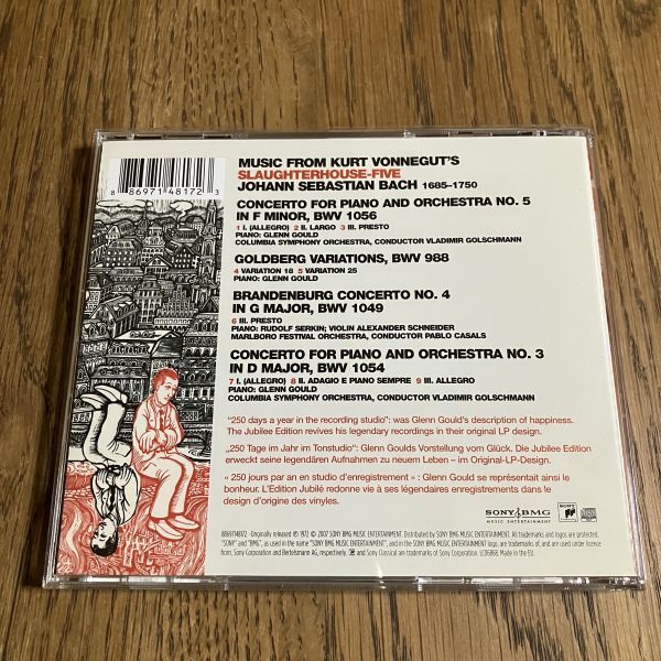 【サントラCD】スローターハウス5　グレン・グールド SLAUGHTERHOUSE-FIVE カート・ヴォネガット Kurt Vonnegut Glenn Gould_画像2