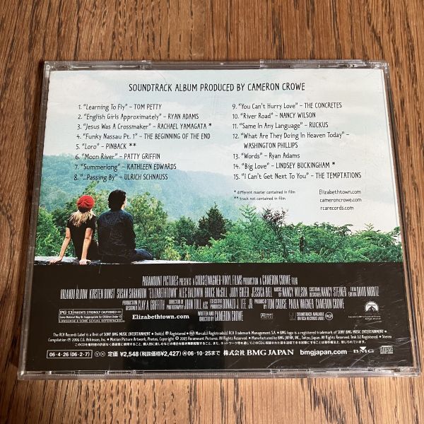 【サントラCD】エリザベスタウン VOL.2　Elizabethtown サウンドトラックVol.2【日本盤】 トム・ペティ　キャメロン・クロウ_画像2