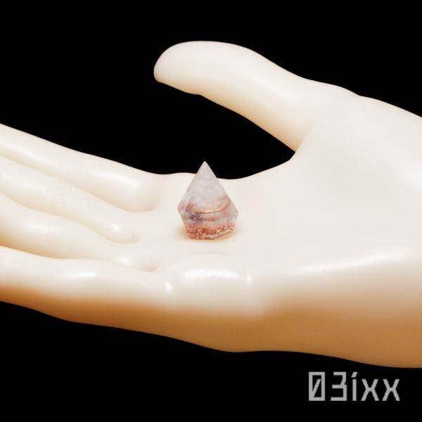 【即決】盛塩 オルゴナイト プチダイヤベース 台座なし 白 フローライト 蛍石 天才の石 天然石 インテリア 盛り塩 受験のお守り 03ixx_画像7