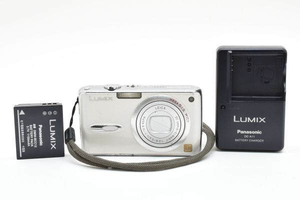 ◆撮影OK◆ パナソニック Panasonic LUMIX DMC-FX01 ホワイト コンパクト デジタルカメラ #5433_画像1