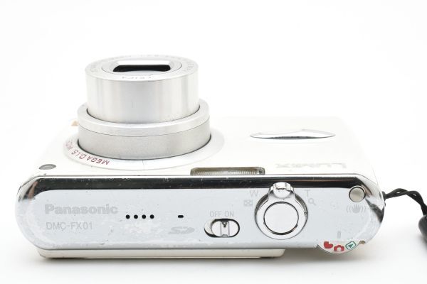 ◆撮影OK◆ パナソニック Panasonic LUMIX DMC-FX01 ホワイト コンパクト デジタルカメラ #5433_画像7