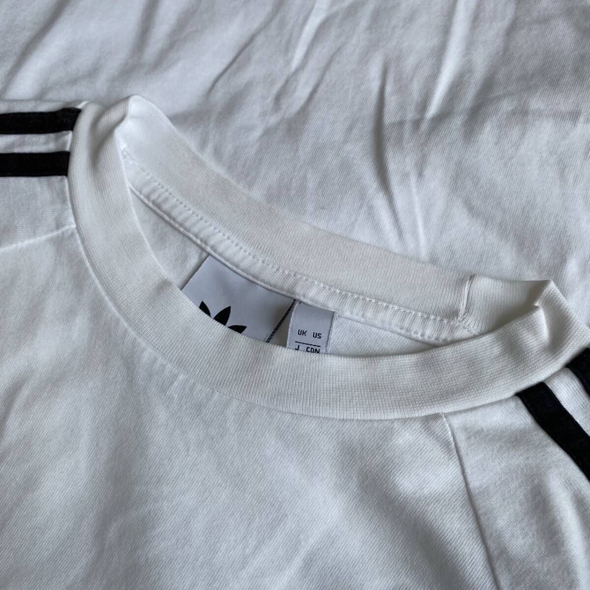 *[YH-3396] хранение товар adidas Adidas Originals размер S белый чёрный 3шт.@ линия футболка с длинным рукавом 3 линия long T