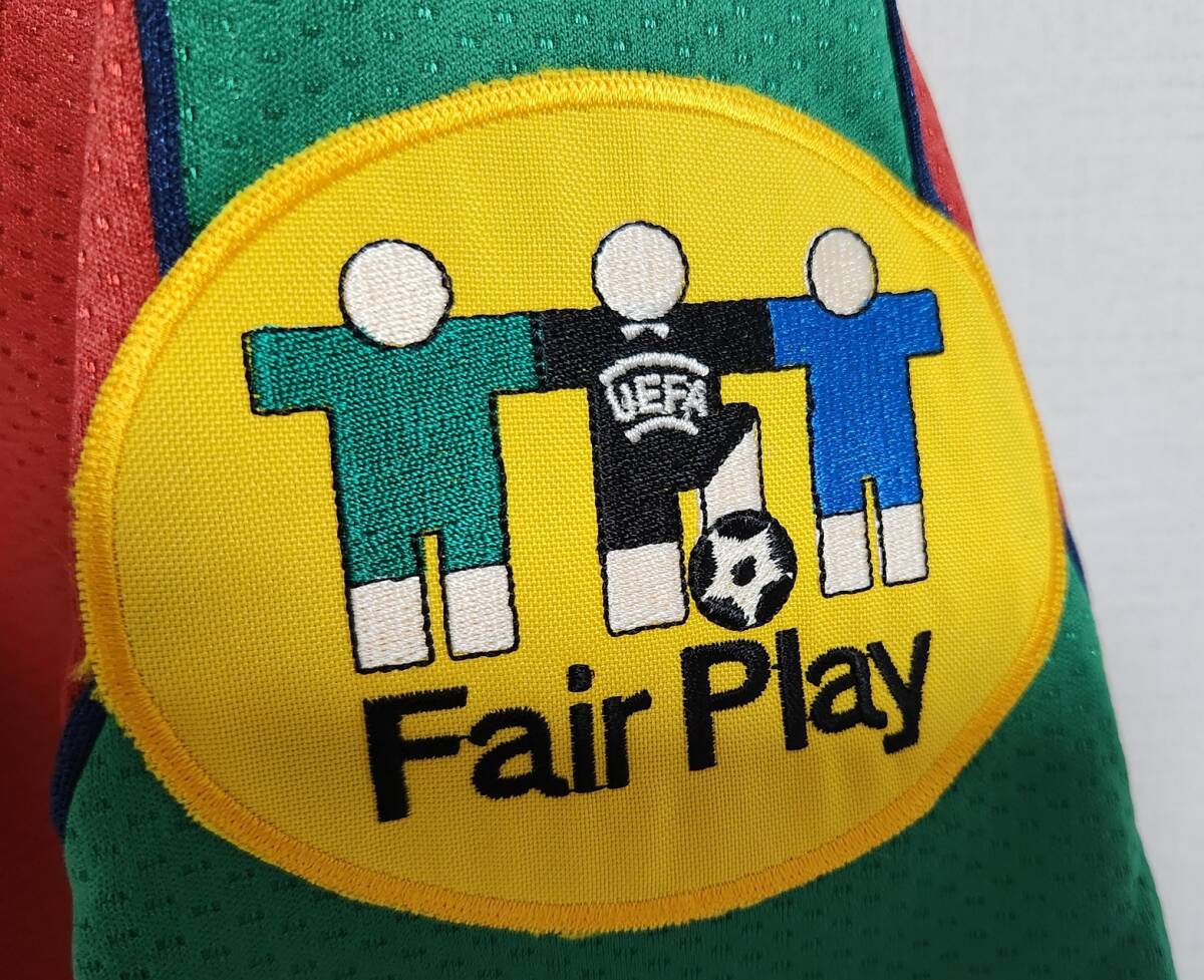 96 ポルトガル Portugal FPF(H)#4 オセアノ・ダ・クルス Oceano 半袖 EURO1996 L_画像6