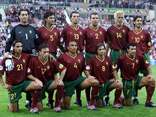 00 ポルトガル Portugal FPF(H)No.2 コスタ COSTA 半袖 Nike EURO 2000 L_画像3