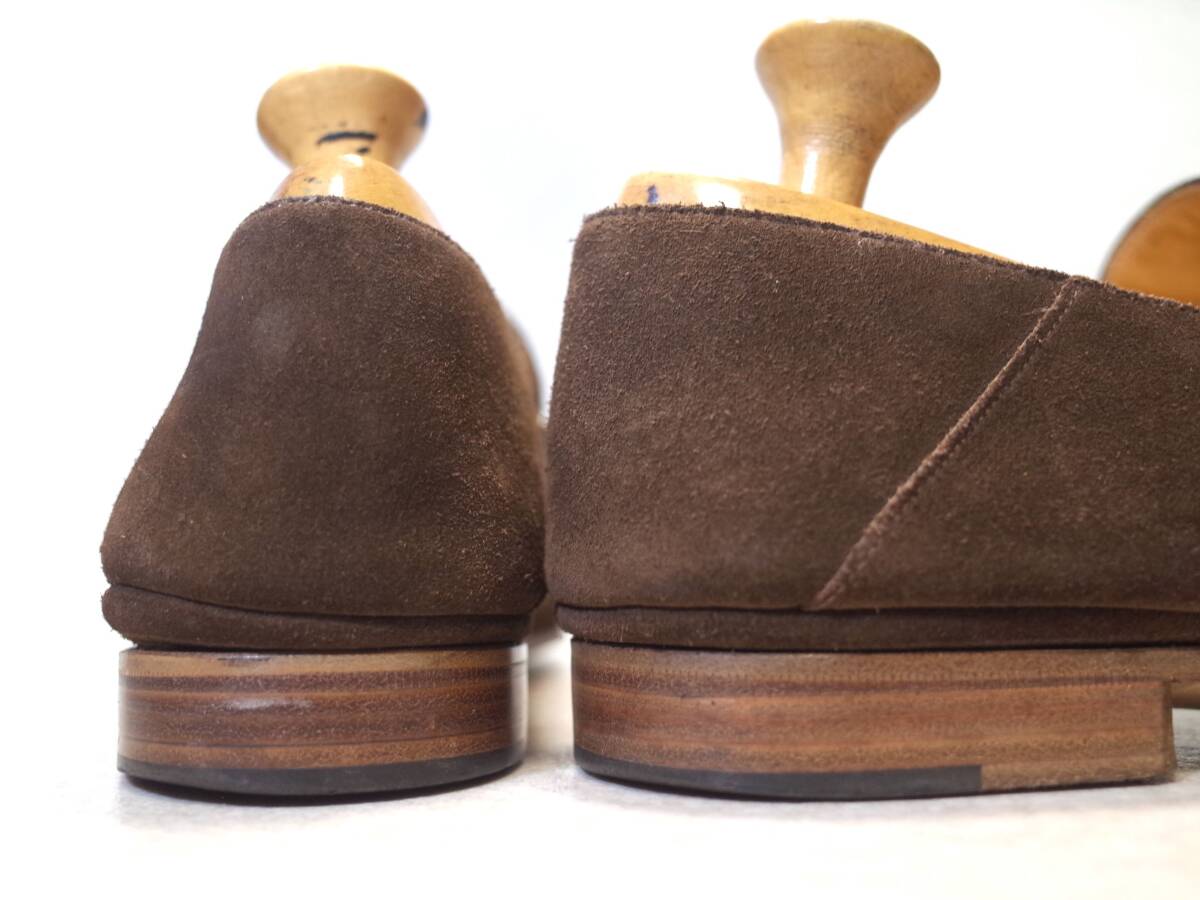 【送料無料】5293■Sergio Rossi/セルジオ・ロッシ■イタリア製ガンチーニ/スリッポン/ローファー/スエード/ハンドメイドシューズ/28cm■_画像5