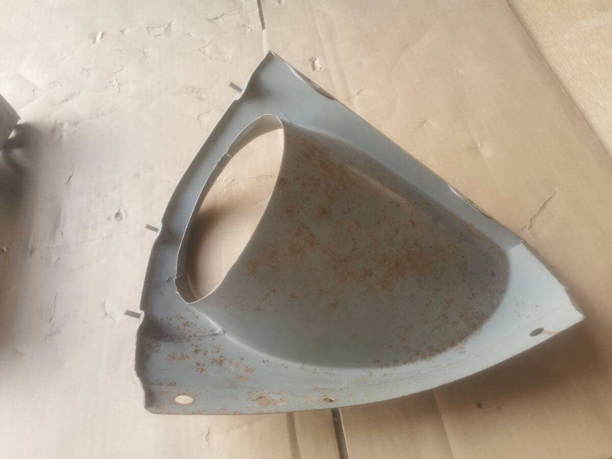 S30 S31 ショートライトケース 金属製 左右２個セット ブラスト処理（ L20 L24 L26 240Z Z432 260Z 280Z PS30Z R180 R200)_画像3