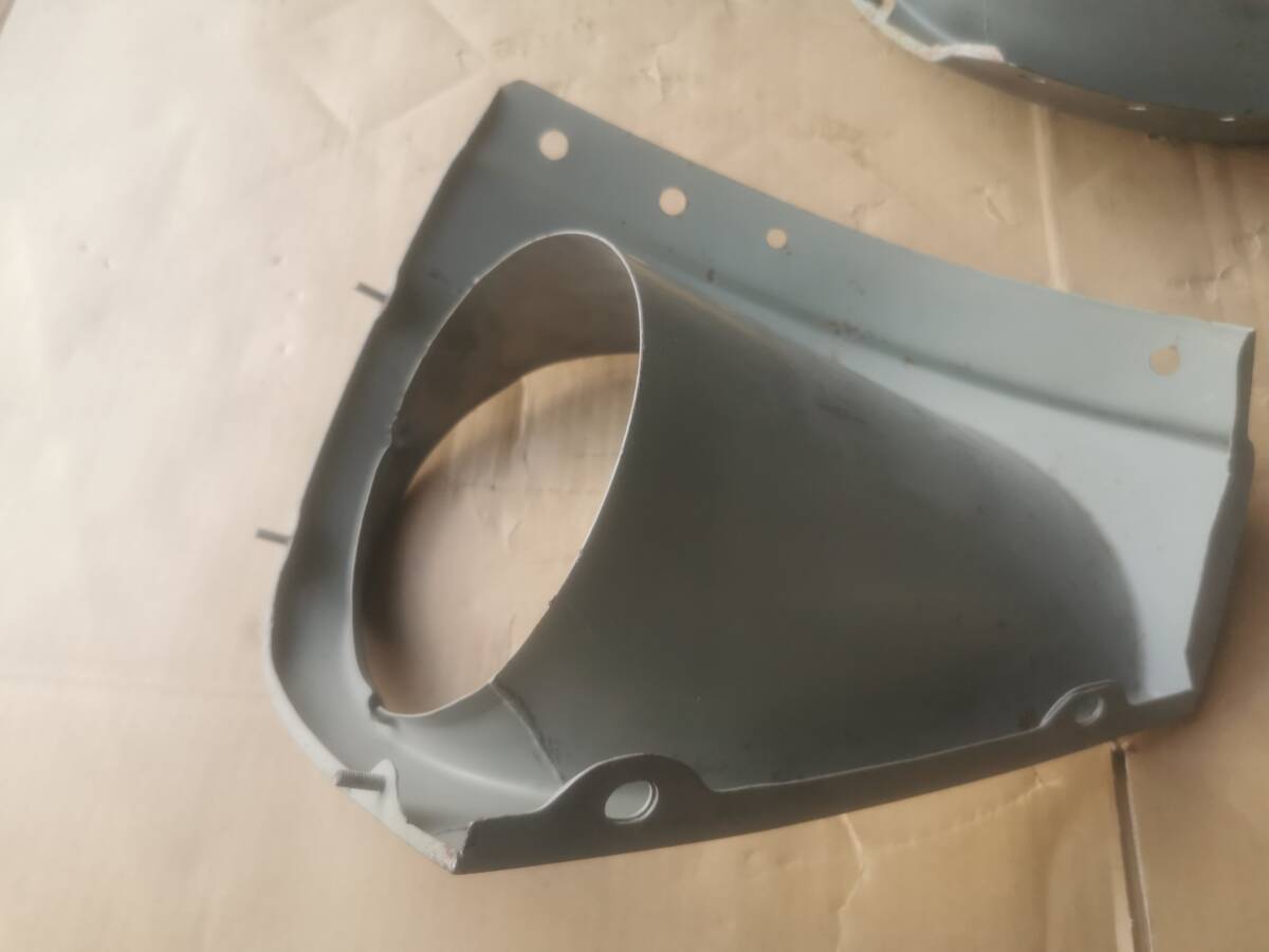 S30 S31 ショートライトケース 金属製 左右２個セット ブラスト処理（ L20 L24 L26 240Z Z432 260Z 280Z PS30Z R180 R200)_画像5