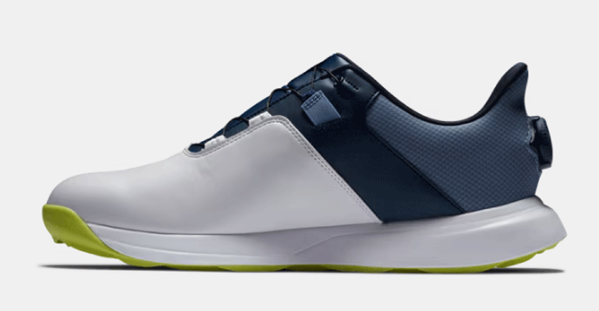 新品■フットジョイ■2024.7■メンズ FJ プロライト ボア スパイクレス■#56926■ホワイト／ネイビー■27.5CM/W:EEE■軽快x革新的グリップ_画像6