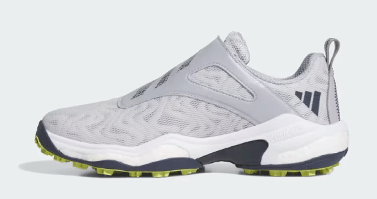 новый товар # Adidas #2025.7# код Chaos -25- боа - шиповки отсутствует #JQ7746# серый | темно-синий | lime #28.5CM# рукоятка сила . максимальный 40% улучшение #