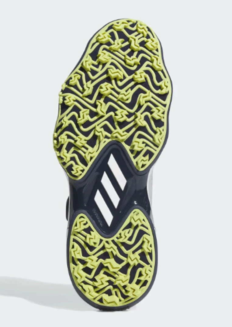 新品■アディダス■2025.7■コードカオス-25-ボア-スパイクレス■JQ7746■グレー／ネイビー／ライム■27.0CM■グリップ力が最大40%向上■の画像3