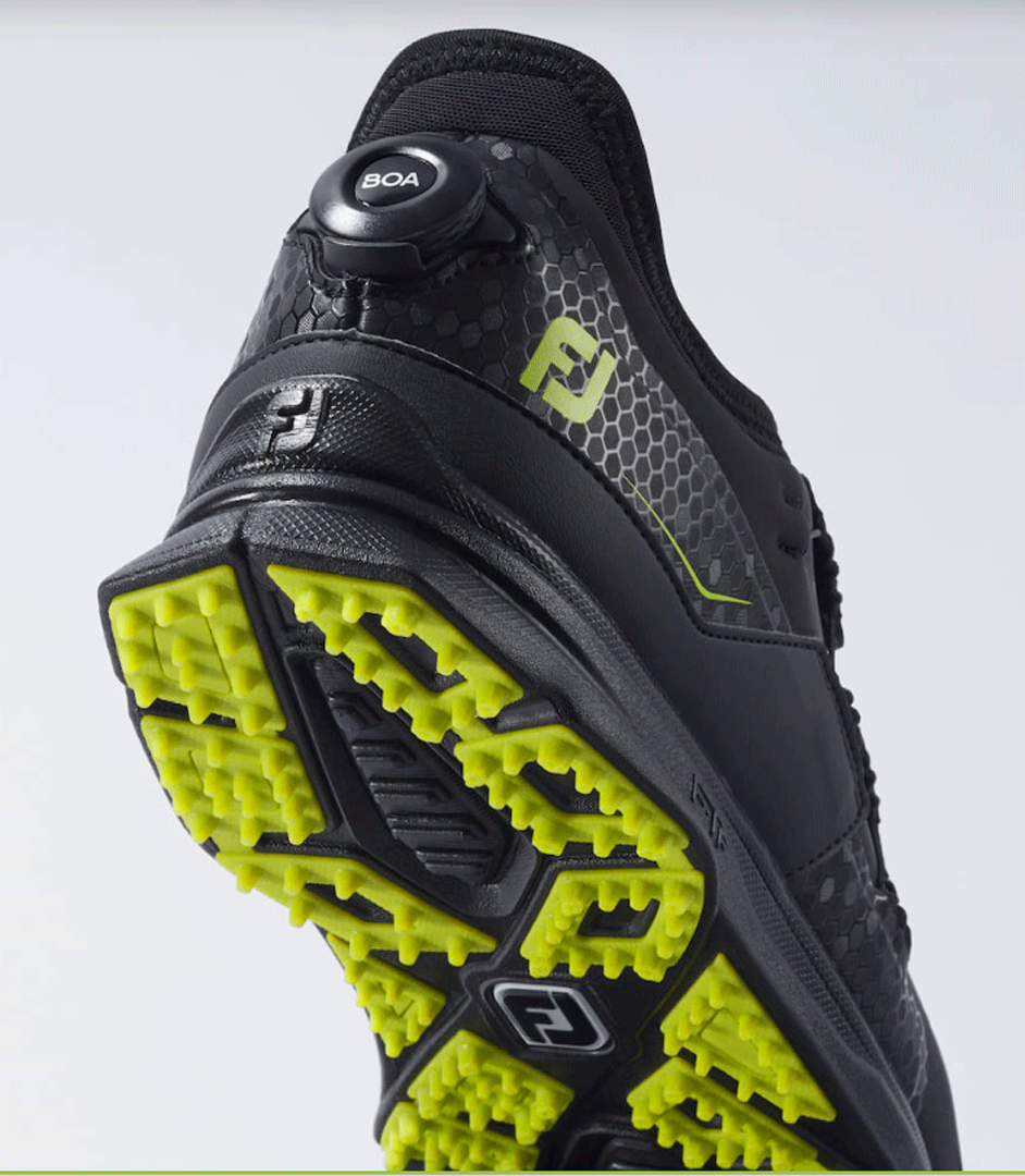 新品■フットジョイ■2023.8■MEN'S FJ スーパーライト XP スパイクレス ボア■NO.58155■ブラック／ブラック■24.5CM/W:EEE■正規品_画像5