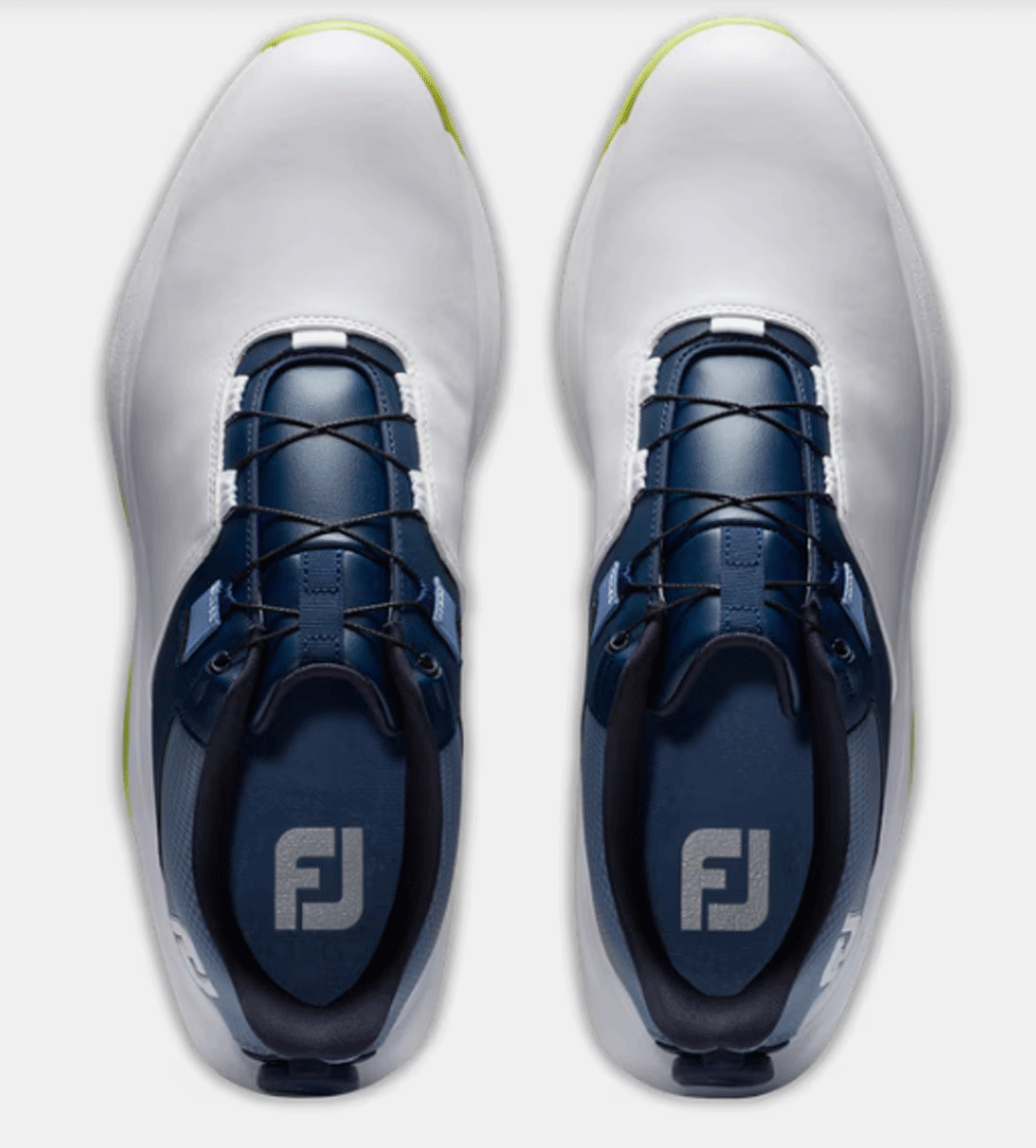 新品■フットジョイ■2024.7■メンズ FJ プロライト ボア スパイクレス■#56926■ホワイト／ネイビー■27.5CM/W:EEE■軽快x革新的グリップ_画像3