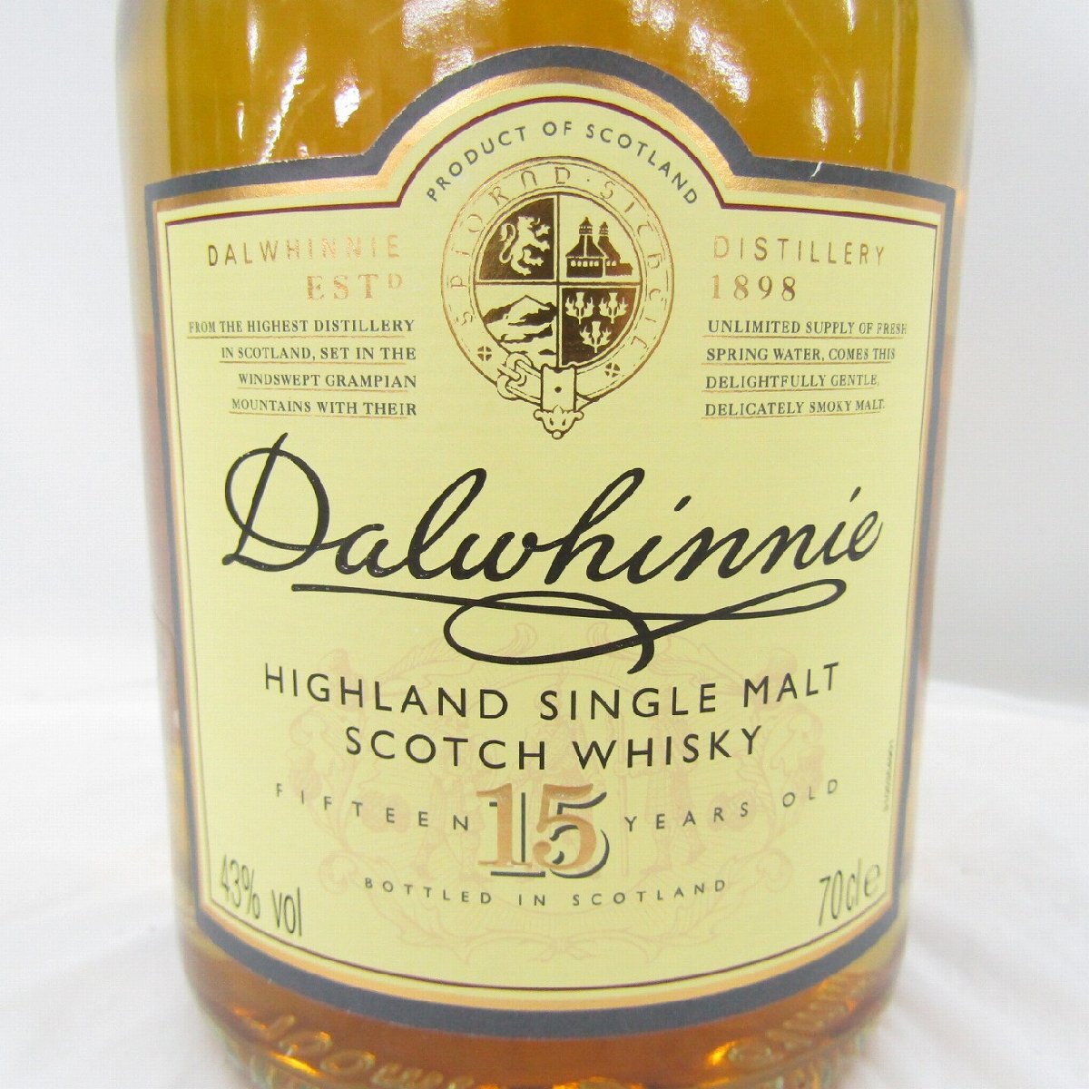 1円～【未開栓】Dalwhinnie ダルウィニー 15年 ハイランド