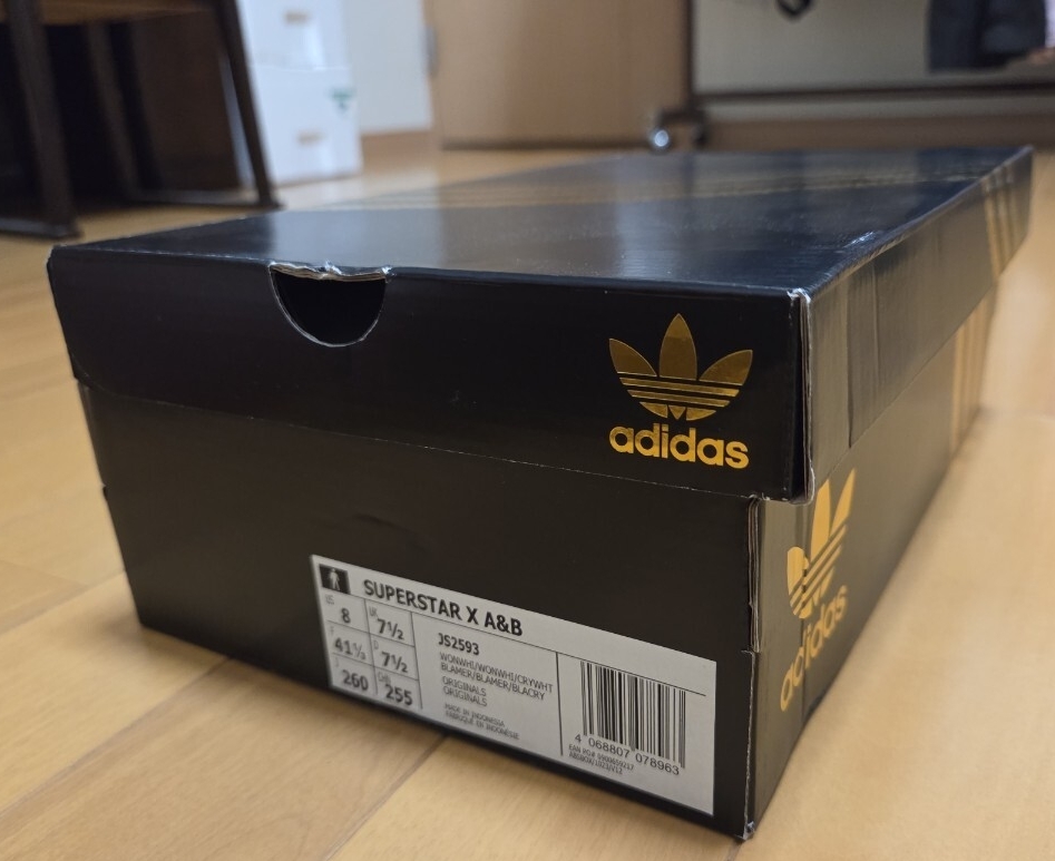 【激レア!】新品未使用品  当選品スーパースター    ADV X Arrow & Beast  サイズ: 26.0cm 色: Wonder White _画像4