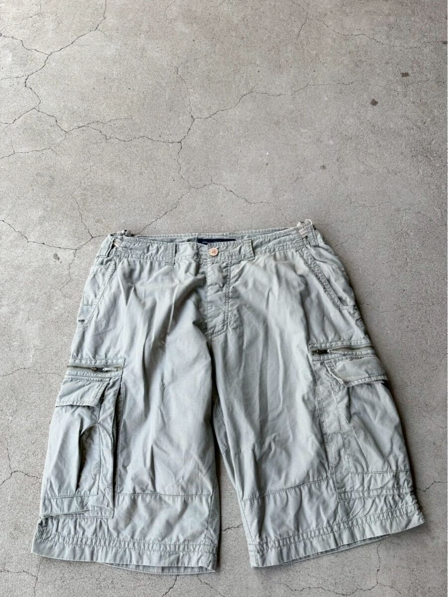FRENCH CONNECTION ARCHIVE OVERSIZED CARGO SHORTS_画像1