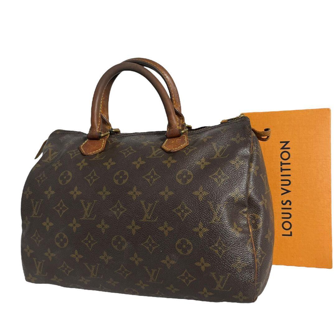 LOUIS VUITTON ハンドバッグ モノグラム スピーディ30 ブラウン モノグラム スピーディ30 詳細情報とお値段【ルイ・ヴィトン