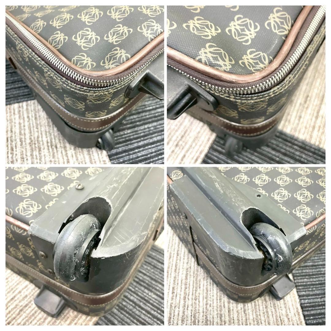 【LOEWE 】キャリーケース 2輪キャスター リピートアナグラム LOEWE ロエベ リピート アナグラム キャリーケース 総柄 2輪