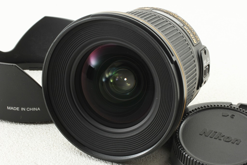 極上品◆Nikon ニコン AF-S NIKKOR 20mm F1.8G ED◆大口径超広角単焦点レンズ/A5107