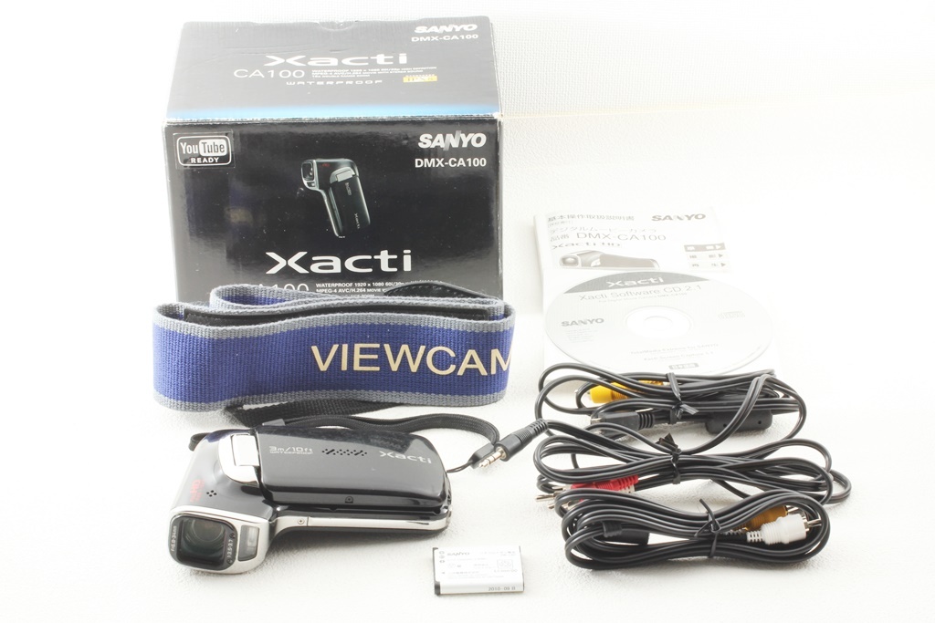 美品◆SANYO サンヨー Xacti DMX-CA100◆ビデオカメラ/A5304