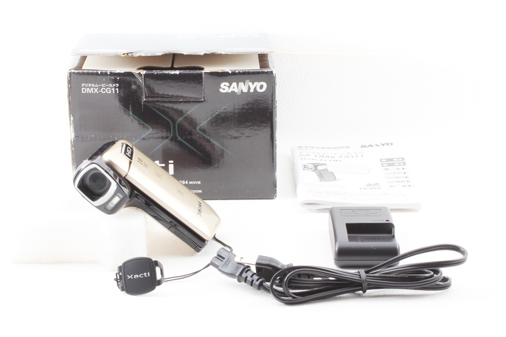 美品◆SANYO サンヨー Xacti ザクティ DMX-CG11◆デジタルカメラ 1000萬(wàn)畫素/A7576