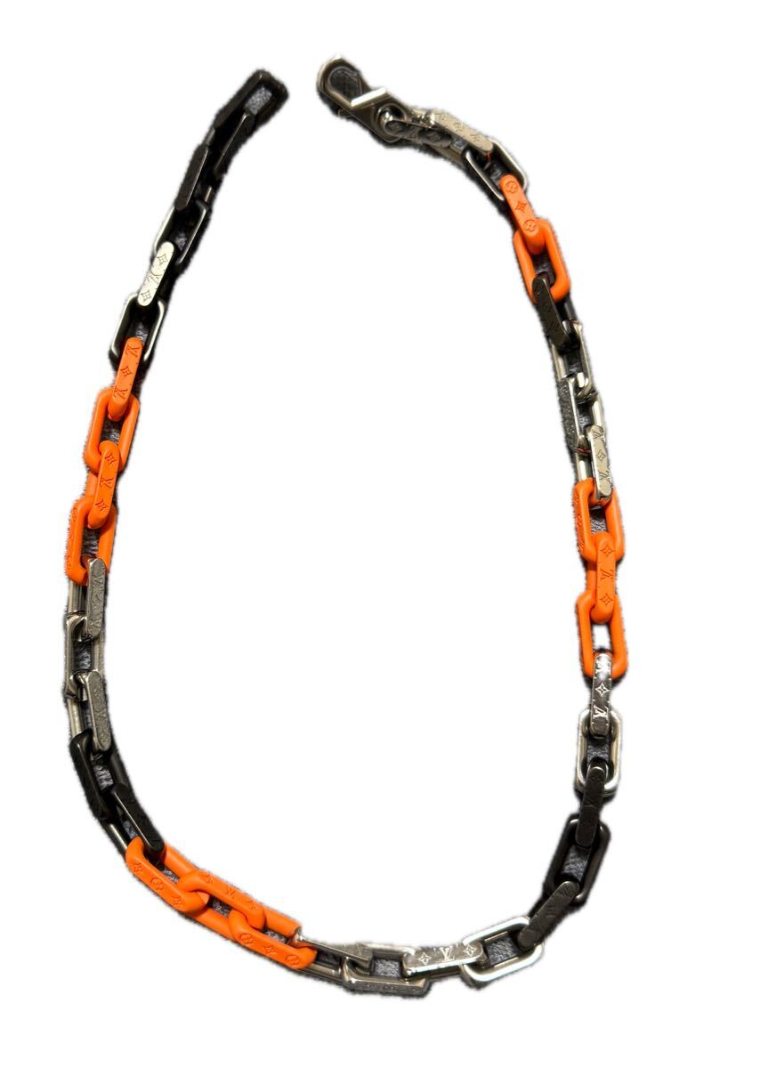 Louis Vuitton コリエモノグラムチェーン　オレンジ 楽天市場】【美品】ルイヴィトン【LOUIS VUITTON】MP3142 コリエ