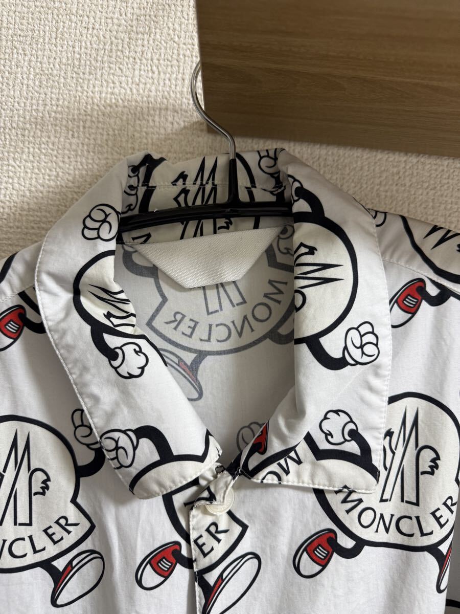 MONCLER モンクレール シャツ ロゴ　キャラ　アロハ　ボーリング MONCLER モンクレール シャツ ロゴ キャラ アロハ ボーリング