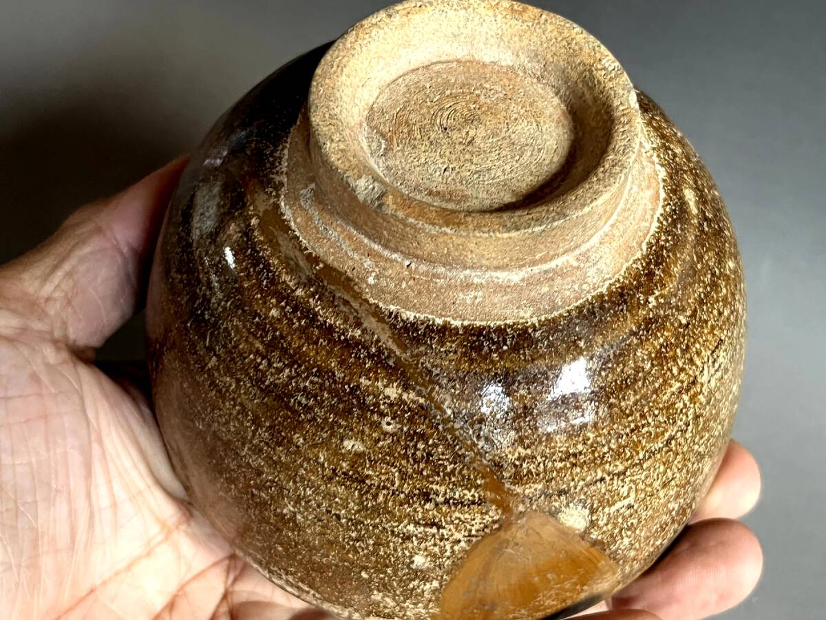 茶碗□古瀬戸茶碗 桃山～江戸期 直し有り 古いお茶道具 ぐい呑み 古