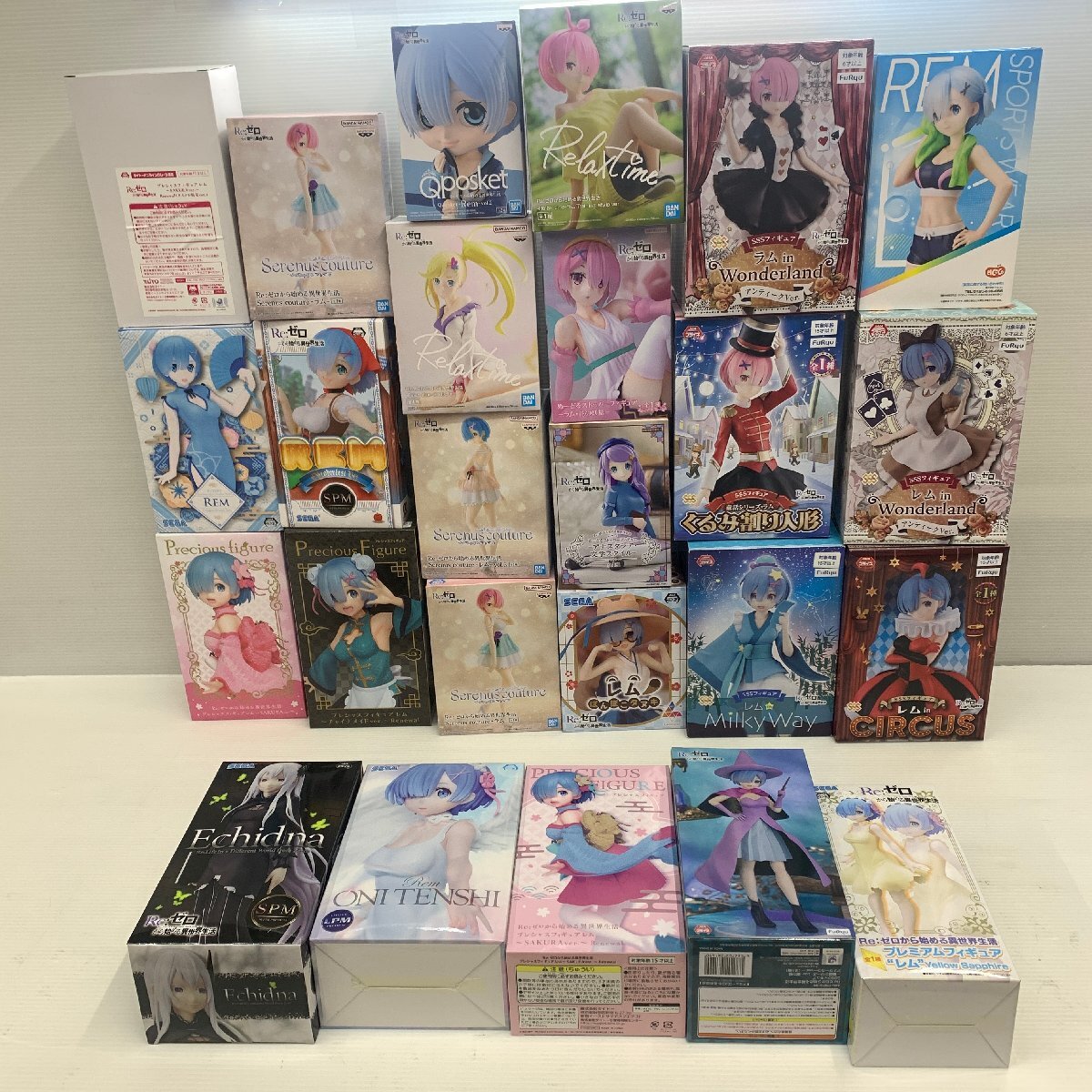 リゼロ ラム レム フィギュア 14点セット まとめ売り プライズ プライズフィギュア まとめセット リゼロ Re:ゼロから始める異