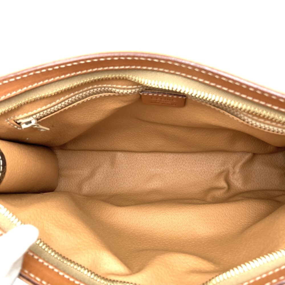 CELINE セリーヌ M95 クラッチバッグ セカンドバッグ ポーチ マカダム PVC ブラウン レディース メンズ ファッション_画像6