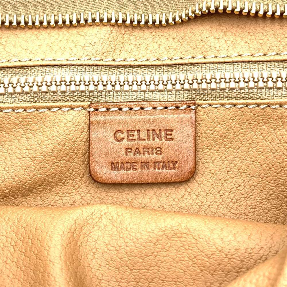 CELINE セリーヌ M95 クラッチバッグ セカンドバッグ ポーチ マカダム PVC ブラウン レディース メンズ ファッション_画像7