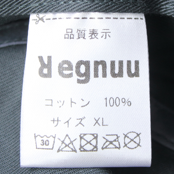 ＜XLサイズ(62cm)＞＜Black＞Regnuu バケットハット メンズ 帽子 コットン 日本製 レディース 春 夏 春夏 大きいサイズ 帽子_画像7