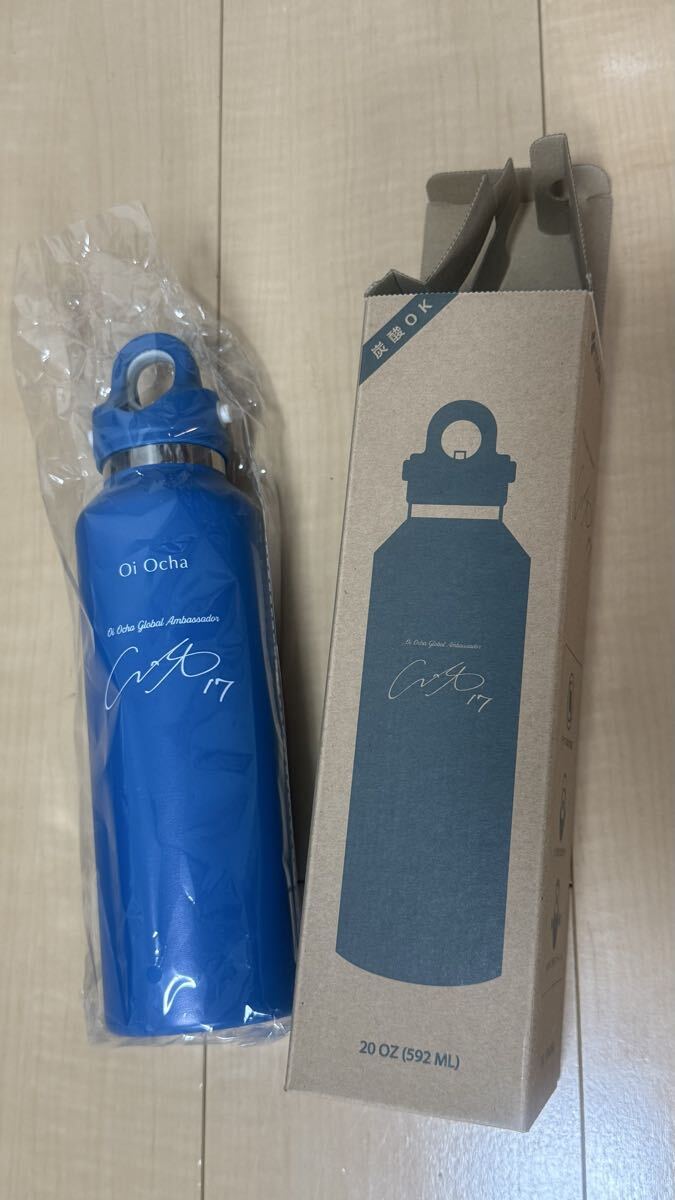 大谷翔平選手　オリジナルマイボトル 非売品　おーいお茶　ドジャーブルー　希少価値 大谷翔平選手 オリジナルマイボトル 非売品 おーいお茶 ドジャーブルー