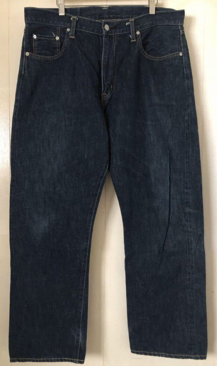KOJIMA JEANS W38 児島ジーンズ　セルビッチデニムパンツ 赤耳　 濃紺 インディゴ　MADE IN JAPAN