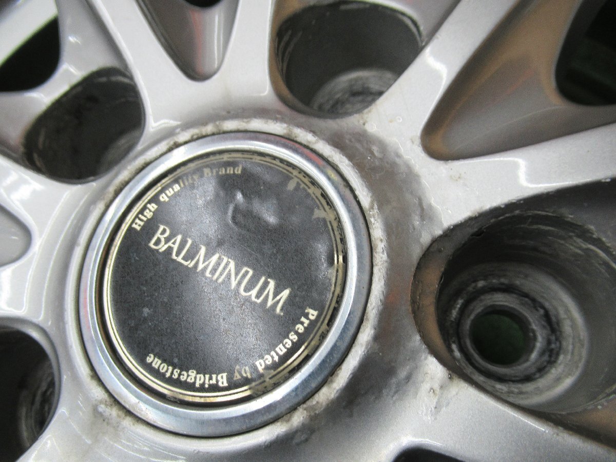 ★3255AMZ BRIDGESTONE バルミナ 15×6J 5/114.3 +45 ブリヂストン 中古 アルミホイール 4本_画像5