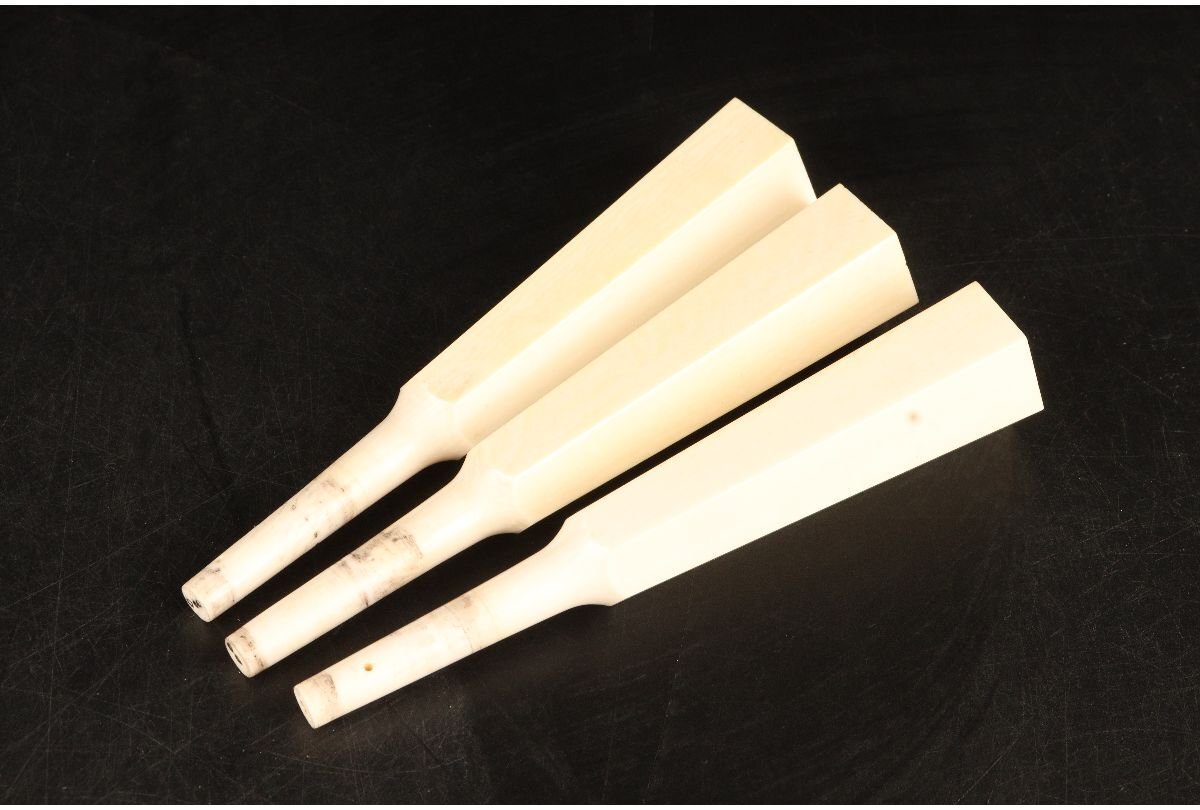 [ギャラ藤]最高級材糸巻太棹津軽三味線/G-2050 (検索)骨董/和楽器/弦楽器/三線/義太夫/鼈甲/一枚甲/長唄_画像5