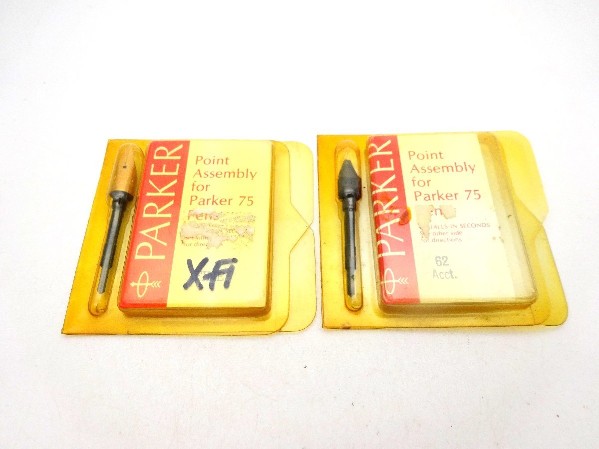 Parker 万年筆 6本セット 14k,585 万年筆ペン先のみ6点 PARKER パーカー 14K 585/18K 750M MI/X/XF