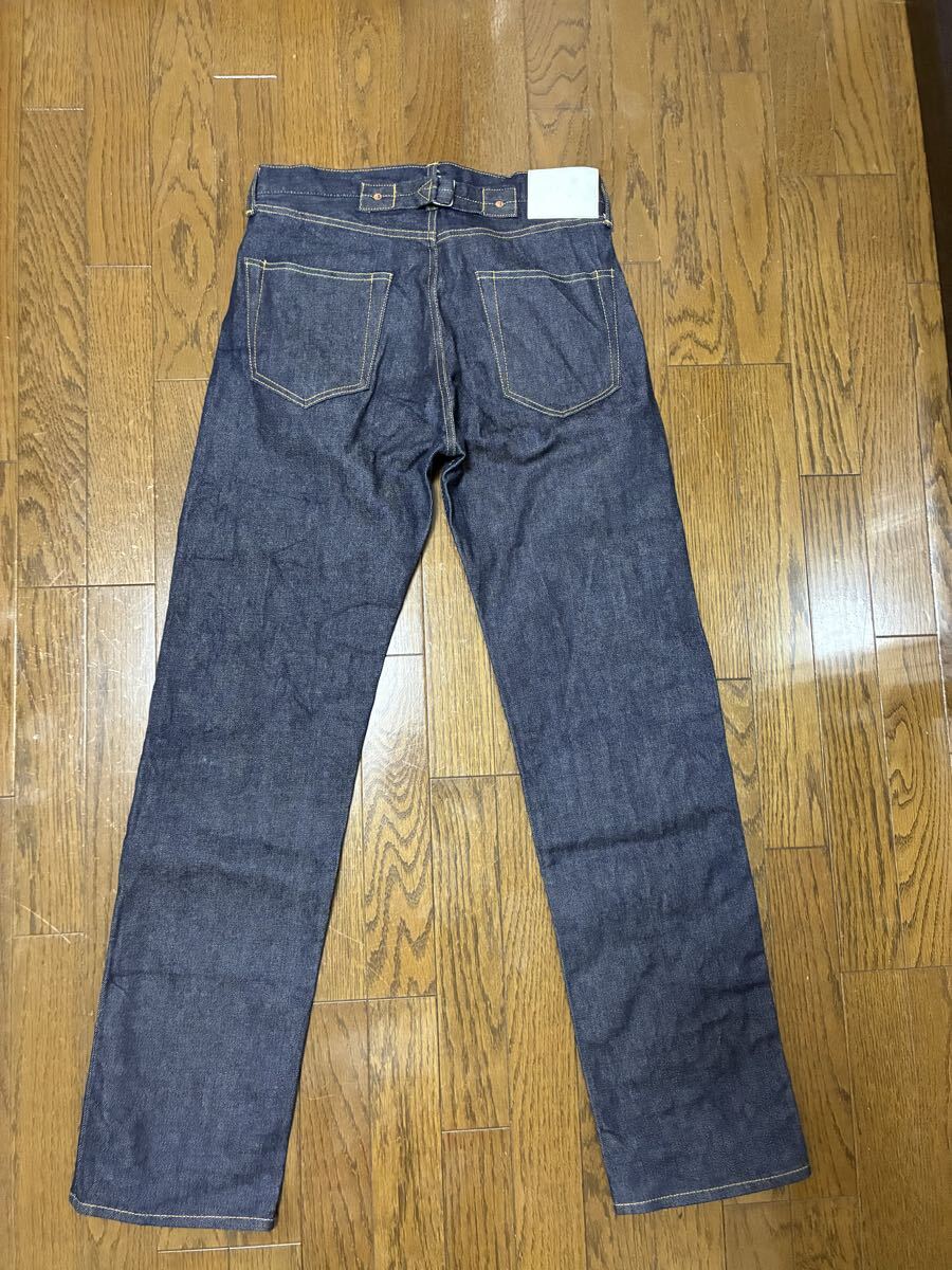 濃紺　日本製　マルカワ　岡山　倉敷デニム　セルビッチ　未洗い　リジッド_画像1