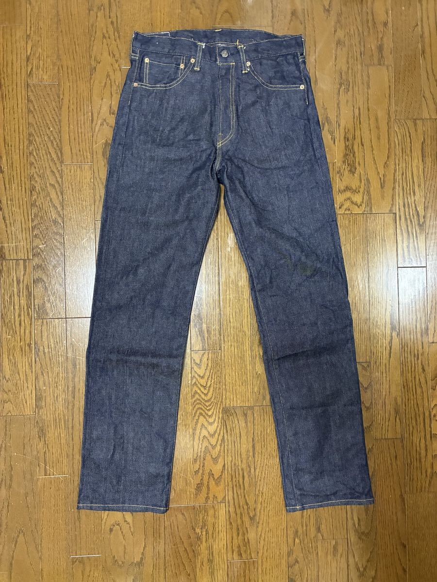 濃紺　日本製　マルカワ　岡山　倉敷デニム　セルビッチ　未洗い　リジッド_画像5