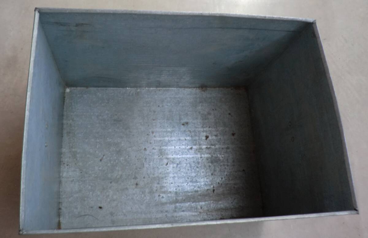 ブリキ製ボックス ブリキ箱 収納ボックス 昭和レトロ_画像8